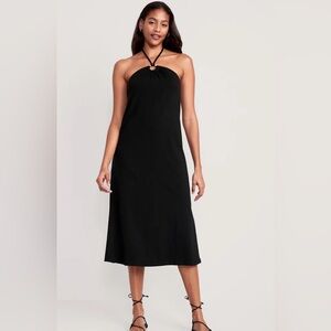 Old Navy O-Ring Halter Midi-Dress